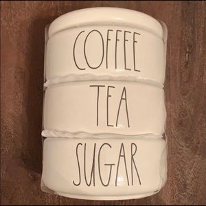 Rae Dunn - Coffee/Tea/Sugar Combo Canister